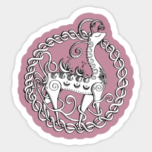 Magical Deer Sticker